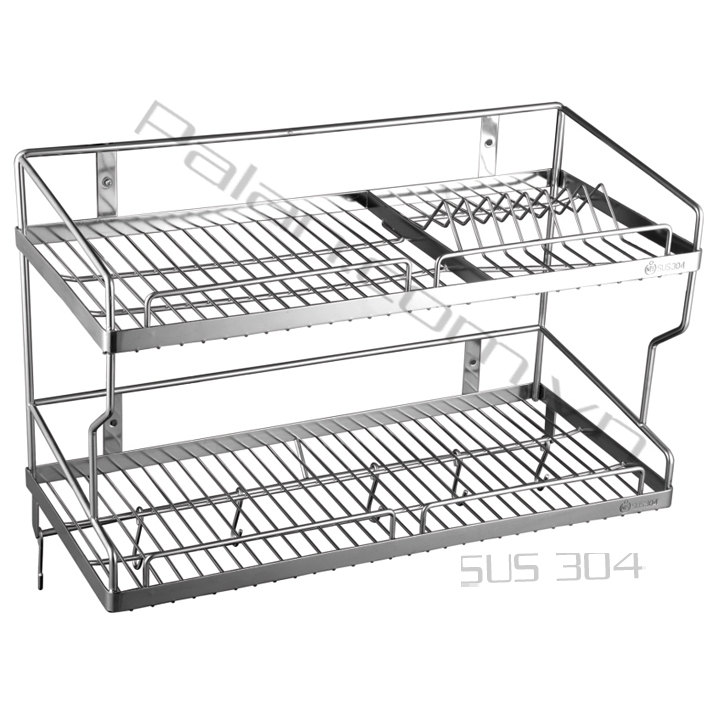 Kệ chén dĩa 2 tầng SUS304